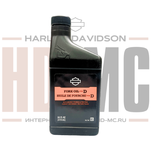 Масло Harley-Davidson Fork Oil для передних вилок, тип D, 473 мл.